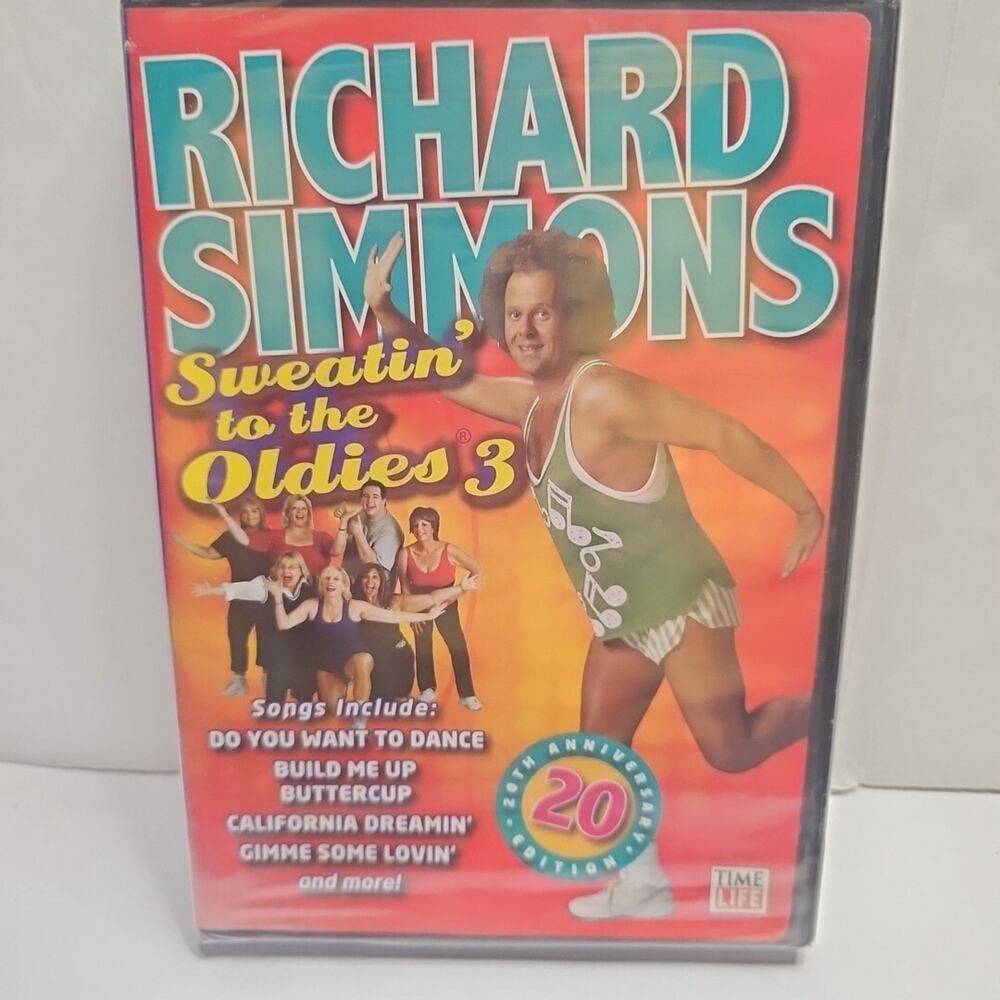 Richard Simmons DVD Sweatin' To The Oldies 3 20th Anniversary 1991 Exercise